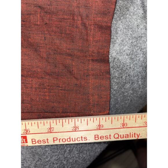 Vintage Bloomingdales Sz 22W Rust and Black 100% 2 Piece Silk Officewear - Picture 9 of 15